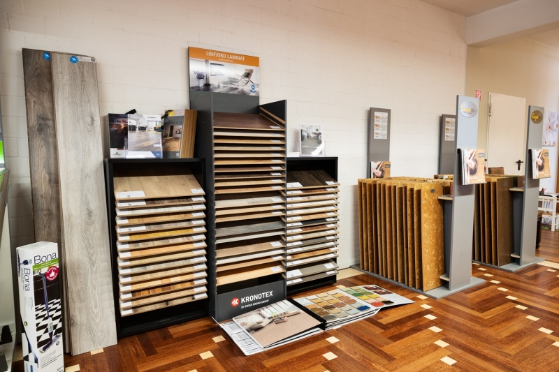 Unsere Ausstellung - Parkett und Dielenzentrum Waltersdorf