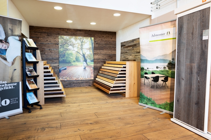 Unsere Ausstellung - Parkett und Dielenzentrum Waltersdorf